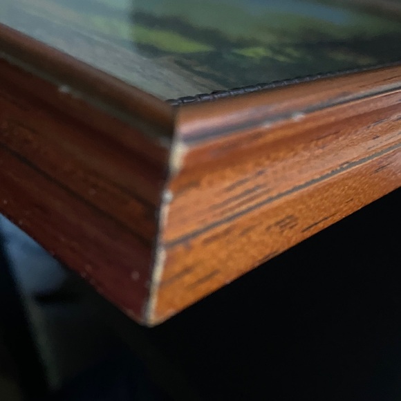 Vintage Dickson Way To Emmaus Wood Framed Print Jesus & Disciples 17.5”x 13.5” - Picture 14 of 14